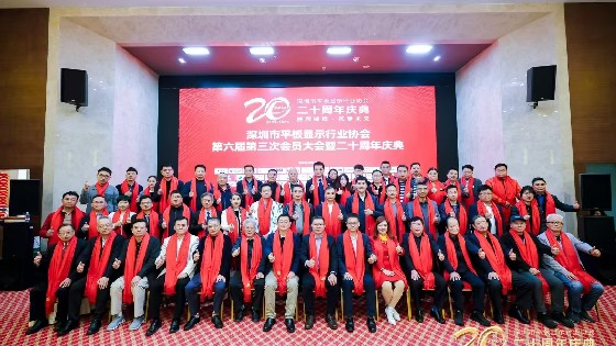 多彩网科技受邀参加深圳市平板显示行业协会（SDIA）第六届第四次理事会、第六届第三次会员大会暨二十周年庆典